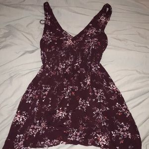 Purple Flowered Dress